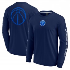 Washington Wizards Fanatics Navy Elements Strive Long Sleeve T-Shirt