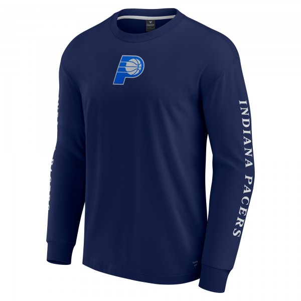 Indiana Pacers Fanatics Navy Elements Strive Long Sleeve T-Shirt