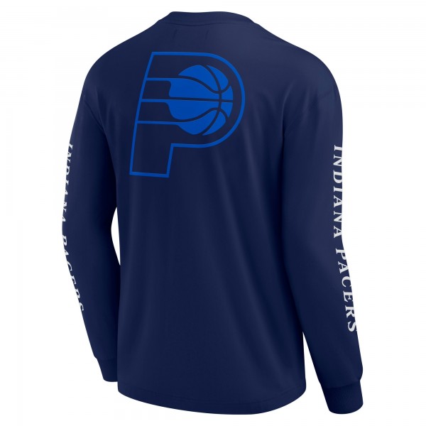 Indiana Pacers Fanatics Navy Elements Strive Long Sleeve T-Shirt