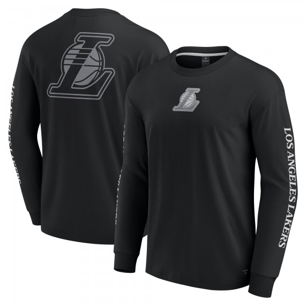 Футболка с длинным рукавом Los Angeles Lakers Elements Strive  - Black