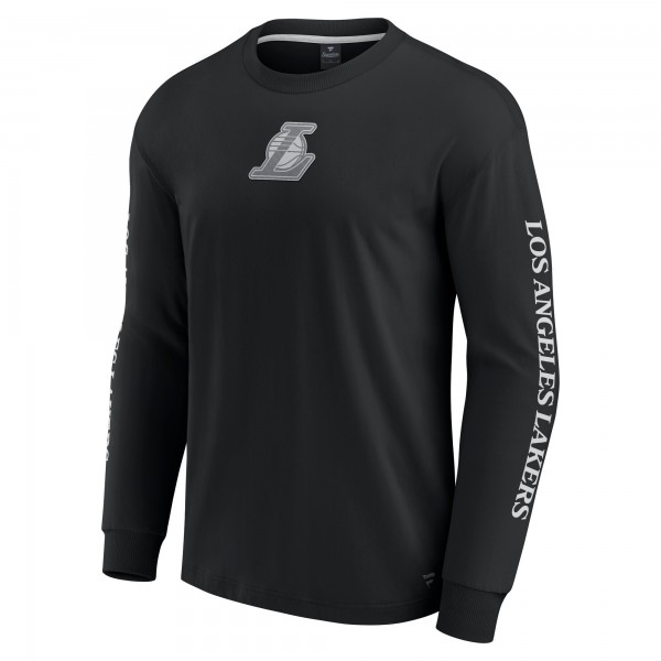 Футболка с длинным рукавом Los Angeles Lakers Elements Strive  - Black