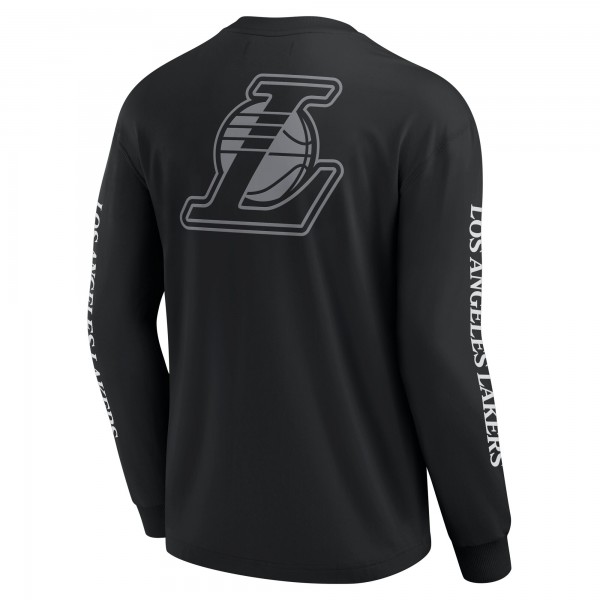 Футболка с длинным рукавом Los Angeles Lakers Elements Strive  - Black