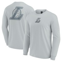 Футболка с длинным рукавом Los Angeles Lakers Elements Strive  - Gray