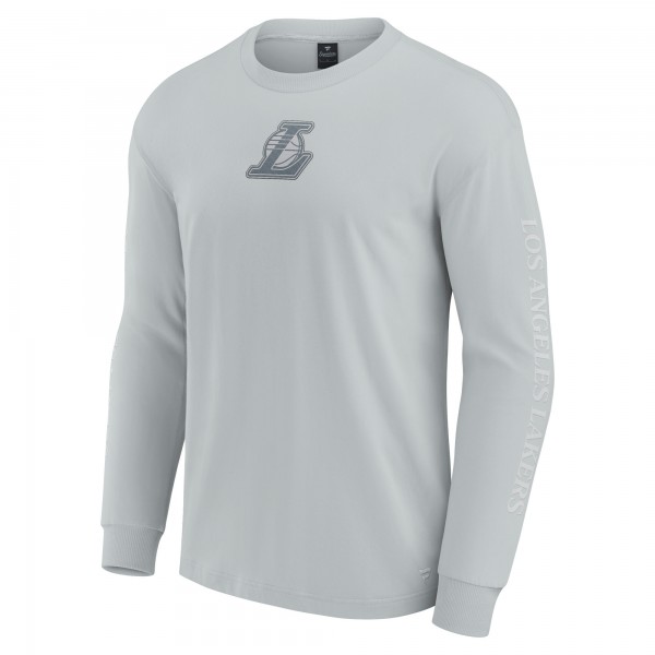 Футболка с длинным рукавом Los Angeles Lakers Elements Strive  - Gray