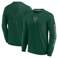 Футболка с длинным рукавом Milwaukee Bucks Elements Strive - Hunter Green