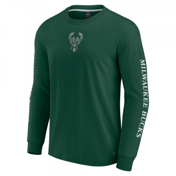 Футболка с длинным рукавом Milwaukee Bucks Elements Strive - Hunter Green