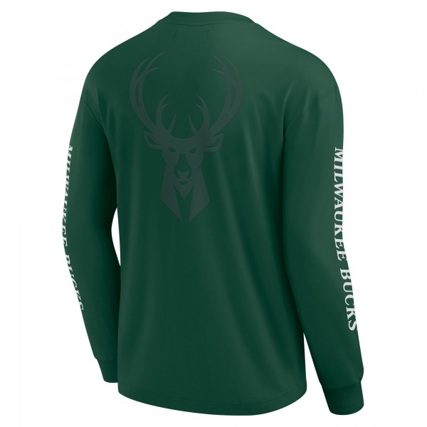 Футболка с длинным рукавом Milwaukee Bucks Elements Strive - Hunter Green