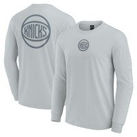 Футболка с длинным рукавом New York Knicks Elements Strive&nbsp; - Gray