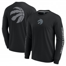 Toronto Raptors Fanatics Black Elements Strive Long Sleeve T-Shirt