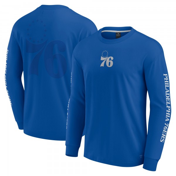Philadelphia 76ers Fanatics Royal Elements Strive Long Sleeve T-Shirt