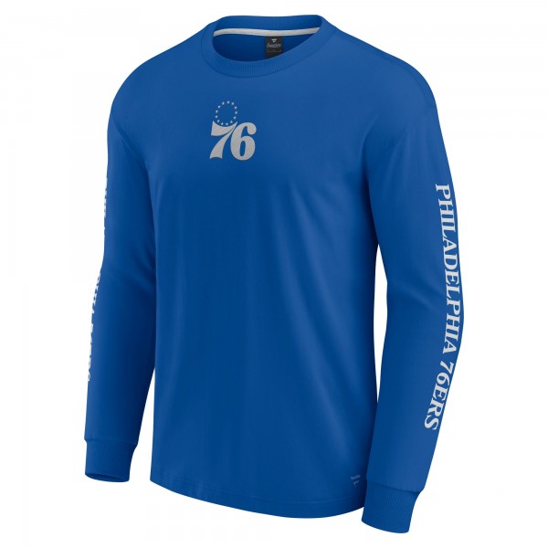 Philadelphia 76ers Fanatics Royal Elements Strive Long Sleeve T-Shirt