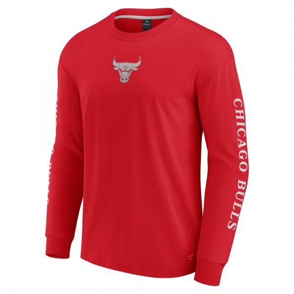 Футболка с длинным рукавом Chicago Bulls Red Elements Strive