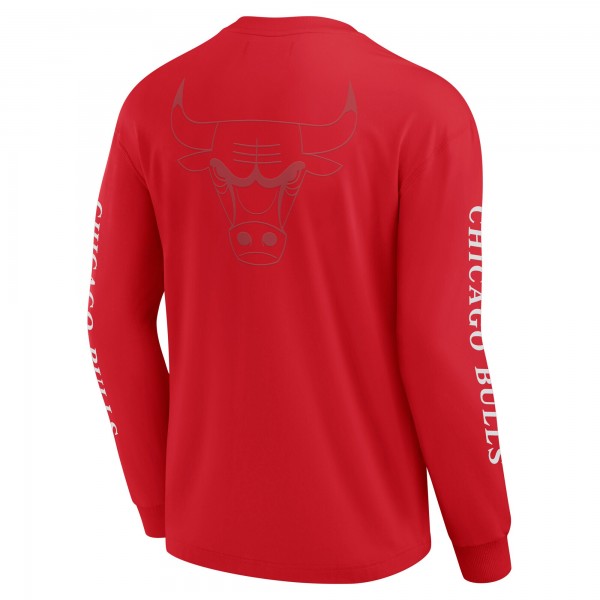 Футболка с длинным рукавом Chicago Bulls Red Elements Strive