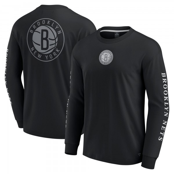 Футболка с длинным рукавом Brooklyn Nets Elements Strive - Black