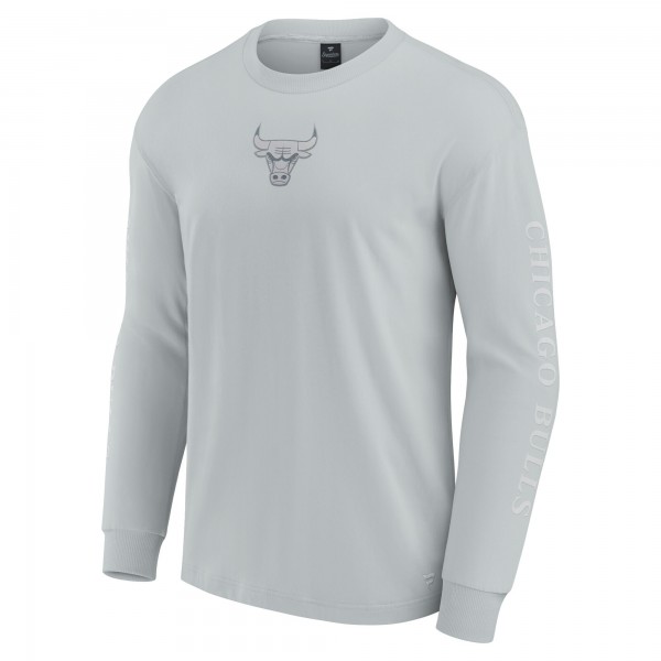 Футболка с длинным рукавом Chicago Bulls Gray Elements Strive
