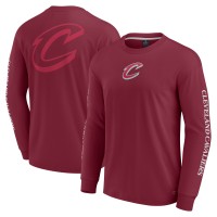 Cleveland Cavaliers Fanatics Wine Elements Strive Long Sleeve T-Shirt