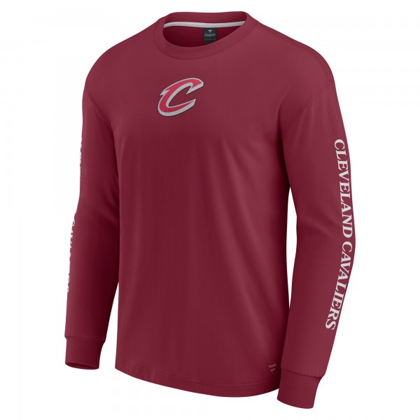 Cleveland Cavaliers Fanatics Wine Elements Strive Long Sleeve T-Shirt