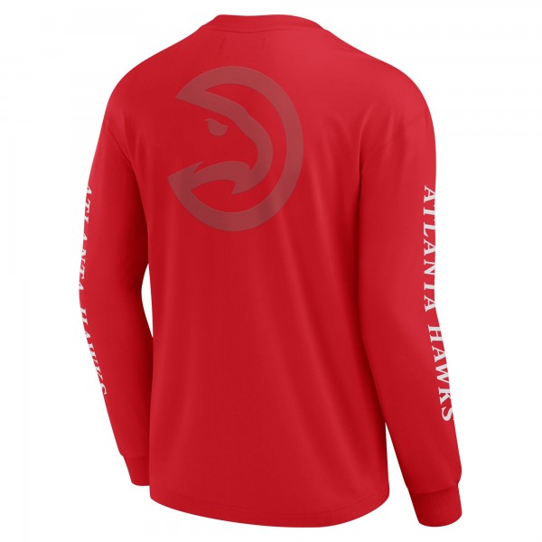 Футболка с длинным рукавом Atlanta Hawks Fanatics Red Elements Strive