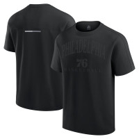 Футболка Philadelphia 76ers Fanatics Black Flex Tri-Blend