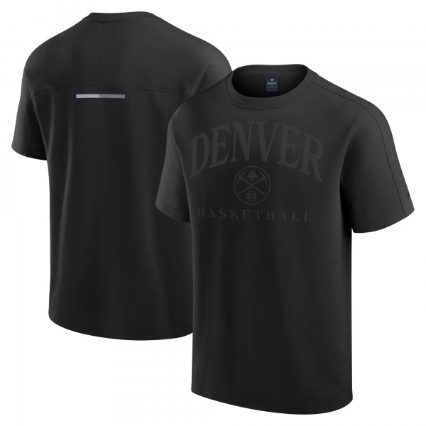 Denver Nuggets Fanatics Black Flex Tri-Blend T-Shirt