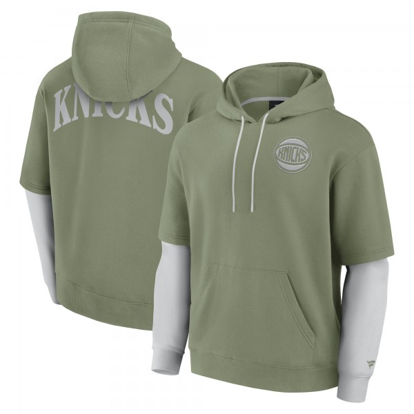 Толстовка New York Knicks Elements Sleek - Olive