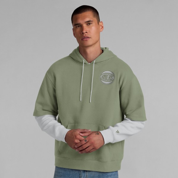 Толстовка New York Knicks Elements Sleek - Olive