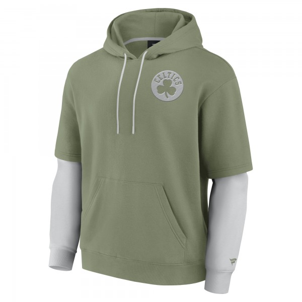 Толстовка Boston Celtics Elements Sleek - Olive