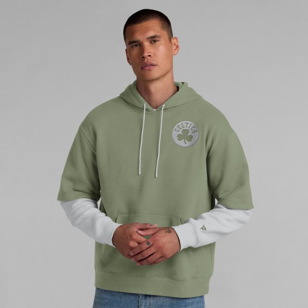 Толстовка Boston Celtics Elements Sleek - Olive