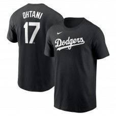 Los Angeles Dodgers Shohei Ohtani Nike Black 2024 Fuse Name & Number T-Shirt