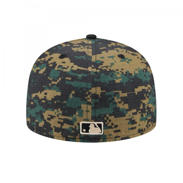 Бейсболка Los Angeles Dodgers New Era Black Digi Camo 59FIFTY
