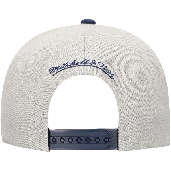 New York Yankees Mitchell & Ness Gray Knock Out Panel Snapback Hat