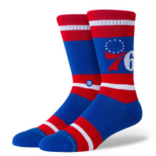 Unisex Philadelphia 76ers Stance Prep Stripe Crew Sock