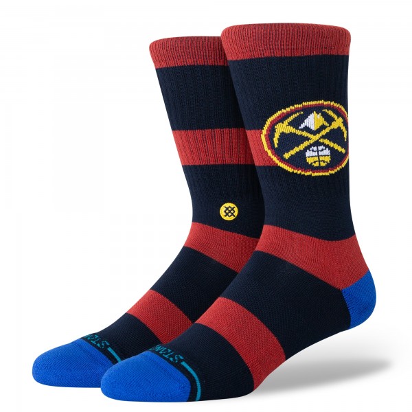 Unisex Denver Nuggets Stance Prep Stripe Crew Sock