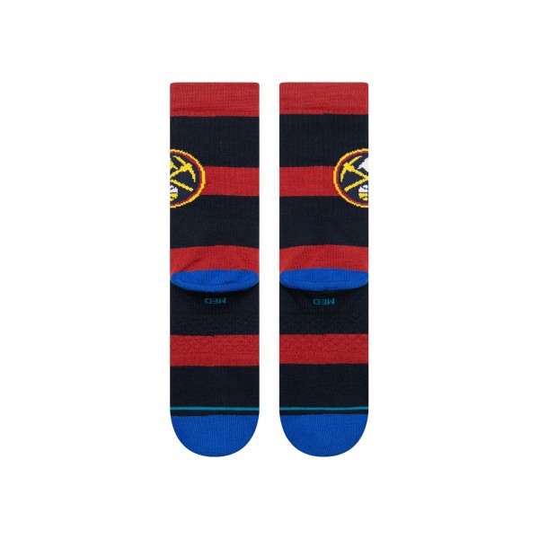 Unisex Denver Nuggets Stance Prep Stripe Crew Sock