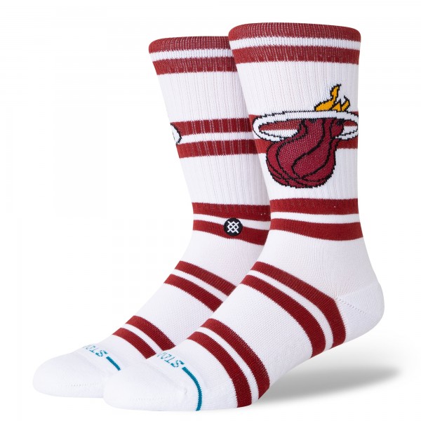 Unisex Miami Heat Stance Prep Stripe Crew Sock