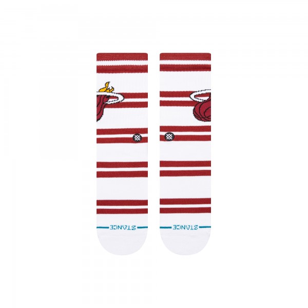 Unisex Miami Heat Stance Prep Stripe Crew Sock