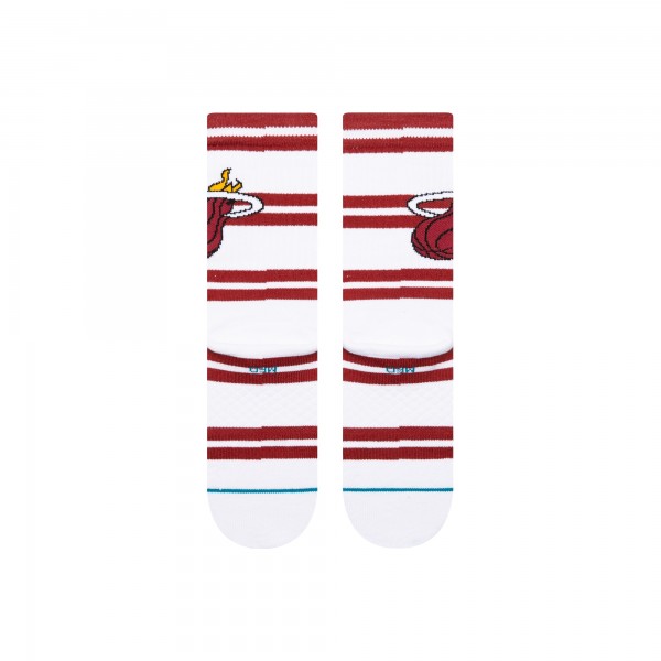Unisex Miami Heat Stance Prep Stripe Crew Sock
