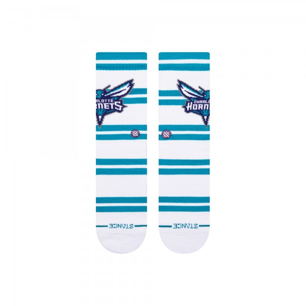 Charlotte Hornets Stance Unisex Prep Stripe Crew Sock