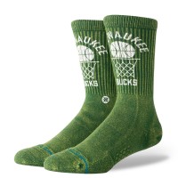 Unisex Milwaukee Bucks Stance Hunter Green Vintage Crew Sock