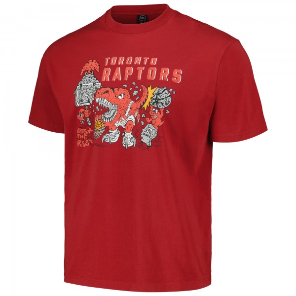 Unisex Toronto Raptors NBA x Brain Dead Identify Artist Series Red T-Shirt