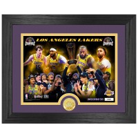 Los Angeles Lakers Highland Mint 2023 NBA In-Season Tournament Champions 13 x 16 Bronze Coin Photo Mint