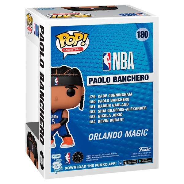 Orlando Magic Paolo Banchero Funko #180 Pop! Vinyl Figure