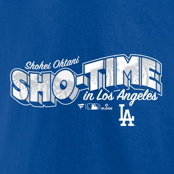 Los Angeles Dodgers Shohei Ohtani Fanatics Royal Sho-Time T-Shirt