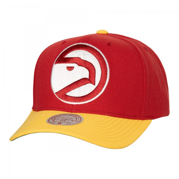 Бейсболка Atlanta Hawks Mitchell & Ness Soul XL Logo Pro Crown - Red/Yellow