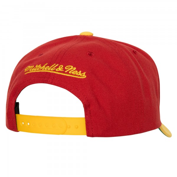 Бейсболка Atlanta Hawks Mitchell & Ness Soul XL Logo Pro Crown - Red/Yellow