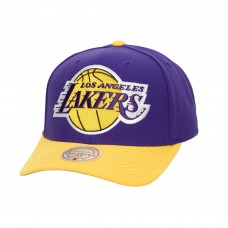 Бейсболка Los Angeles Lakers Mitchell & Ness Soul XL Logo Pro Crown - Purple/Gold