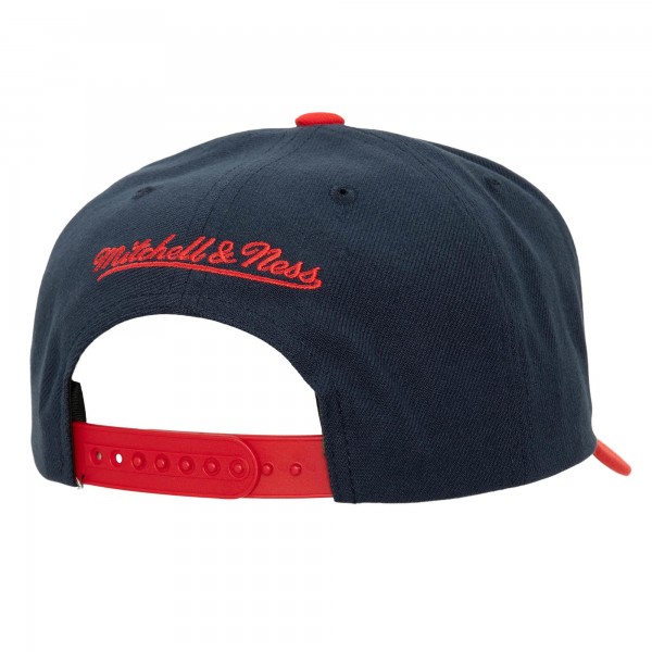 Бейсболка New Orleans Pelicans Mitchell & Ness Navy/Red Soul XL Logo Pro Crown