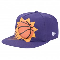 Бейсболка Phoenix Suns New Era Purple Oversized Puff Print Logo Golfer