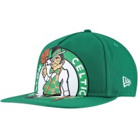 Бейсболка Boston Celtics New Era Oversized Puff Print Logo Golfer - Kelly Green