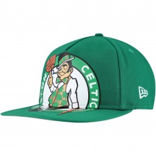 Бейсболка Boston Celtics New Era Oversized Puff Print Logo Golfer - Kelly Green